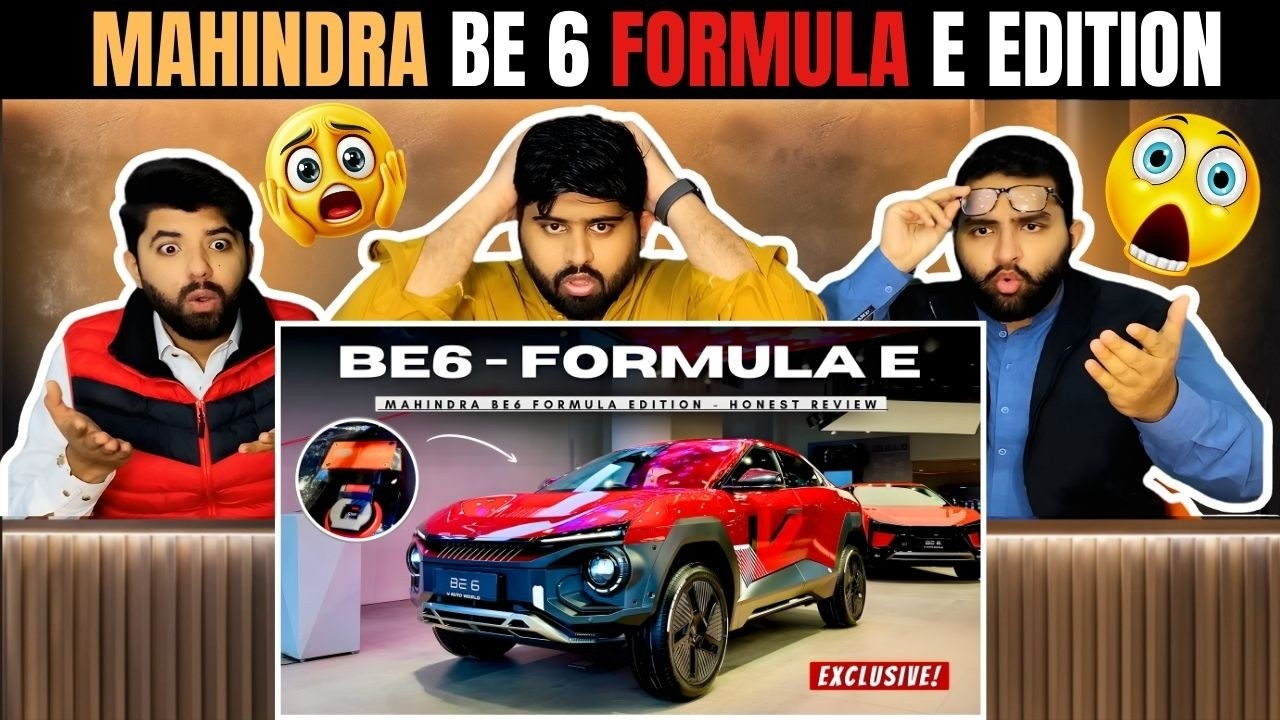 Pakistani Reaction on World's FIRST – Mahindra BE 6 Formula E Edition | First Look ⚡🔥