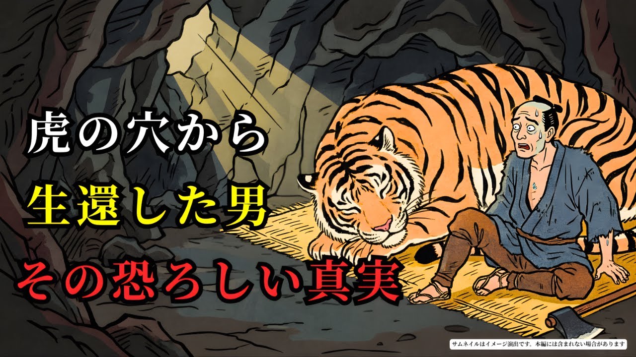 虎の穴から生還した男 と、その恐ろしい真実 (AIフィクション) | 野談 | 伝説 | 昔話 | 説話 | 民話