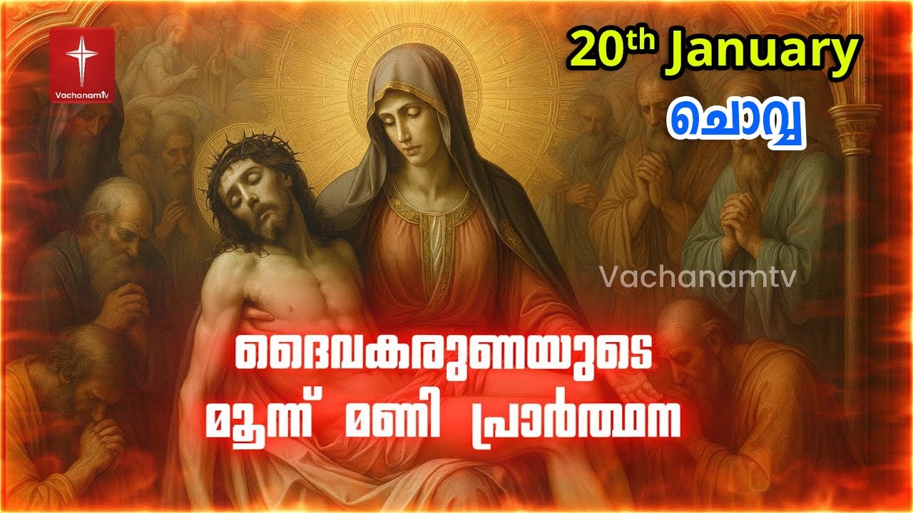 20th January 2026 | ദൈവകരുണയുടെ പ്രാർത്ഥന | 3 മണി Vachanamtv | ROSARY OF DIVINE MERCY 