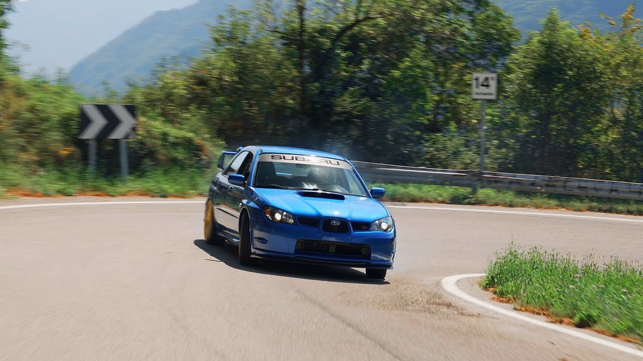 Real Subaru Touge Street Drifting in Italy | Raw Sound | 4K