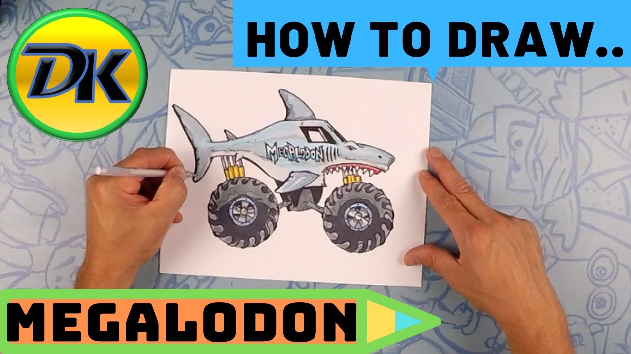 How to Draw Megalodon