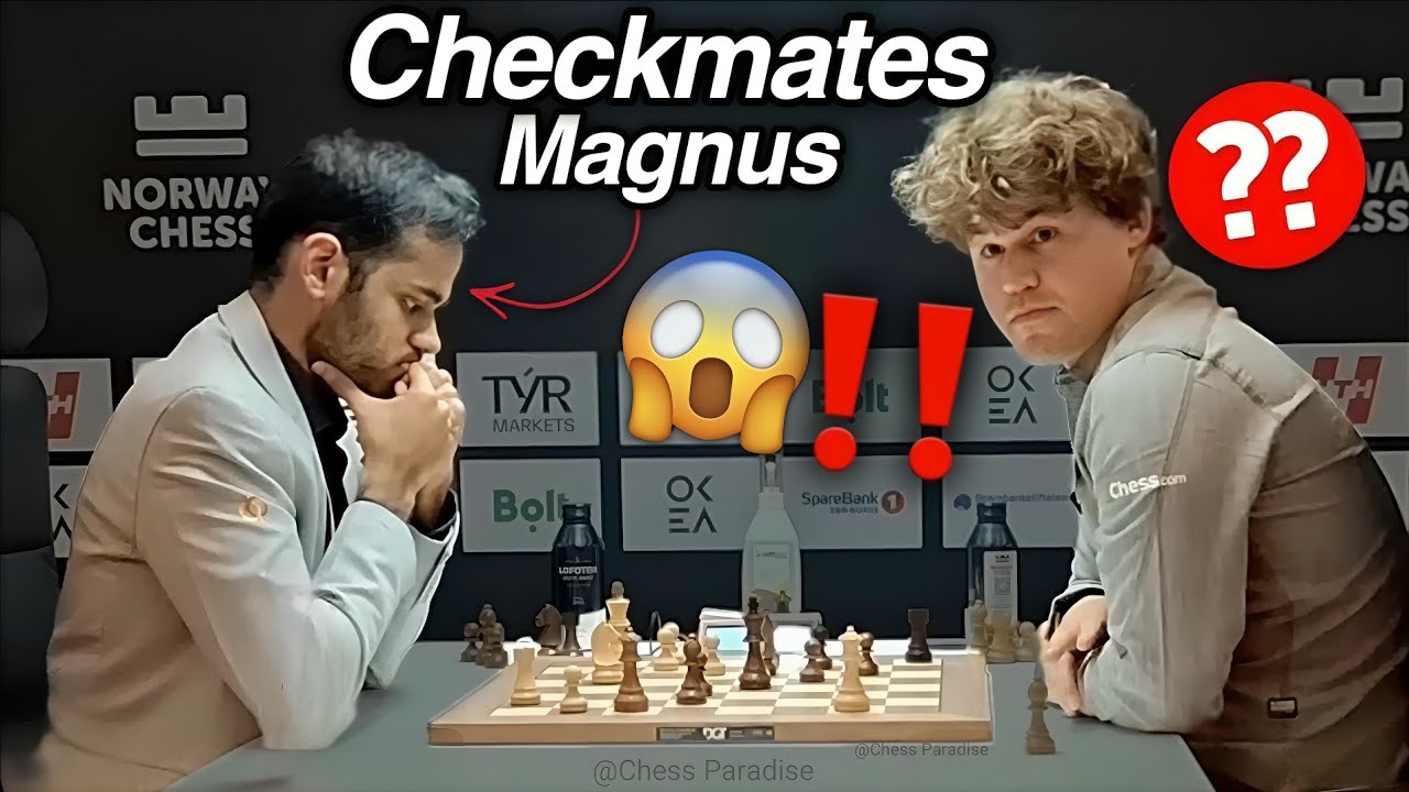 Magnus Gets Checkmated by Arjun &ndash; You Won&rsquo;t Believe This! 😱