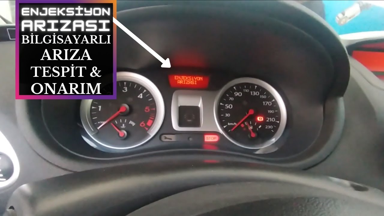 Enjeksiyonu Kontrol Ettirin Arızası (Renault Clio 1.5 dci Uygulamalı Onarım)