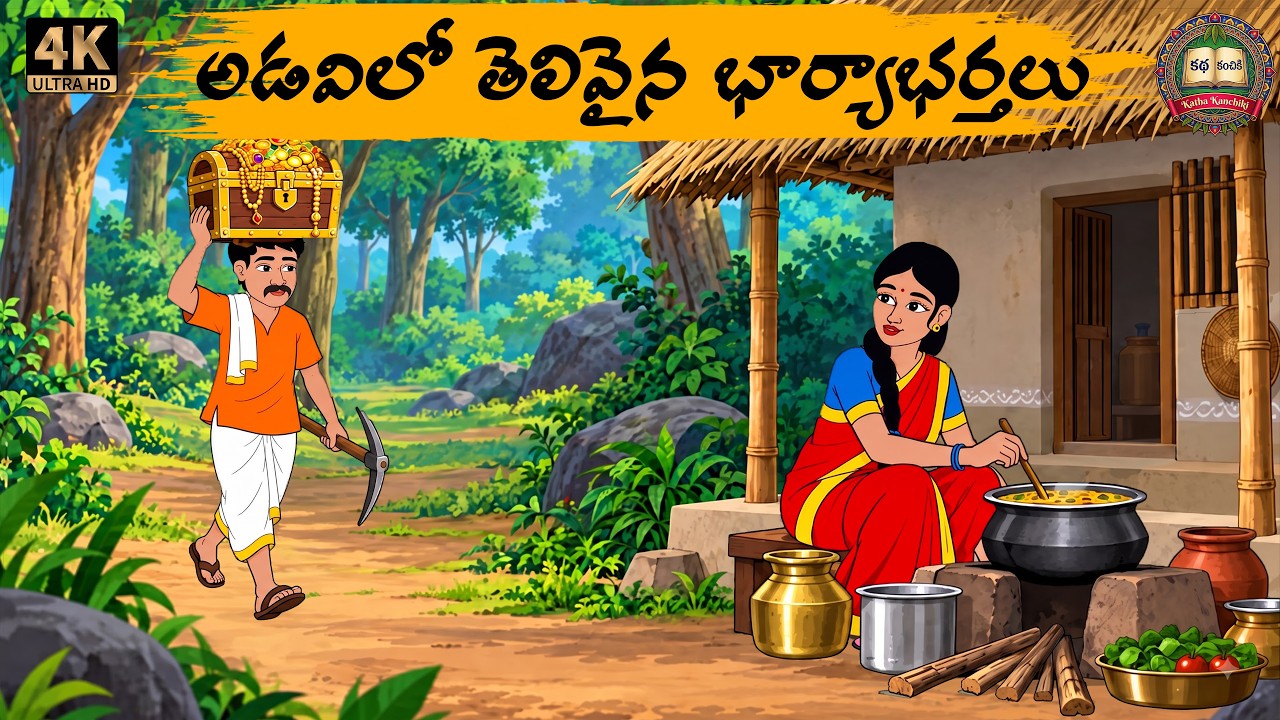 New Telugu Stories - అడవిలో తెలివైన భార్యాభర్తలు - Moral stories in telugu - Stories in telugu