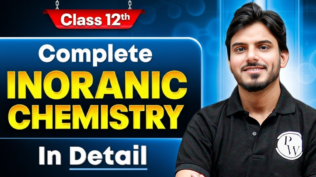 Class 12 Inorganic Chemistry Complete One Shot Revision ⚡ | Full Board Exam Prep 2026 | Aakash Sir