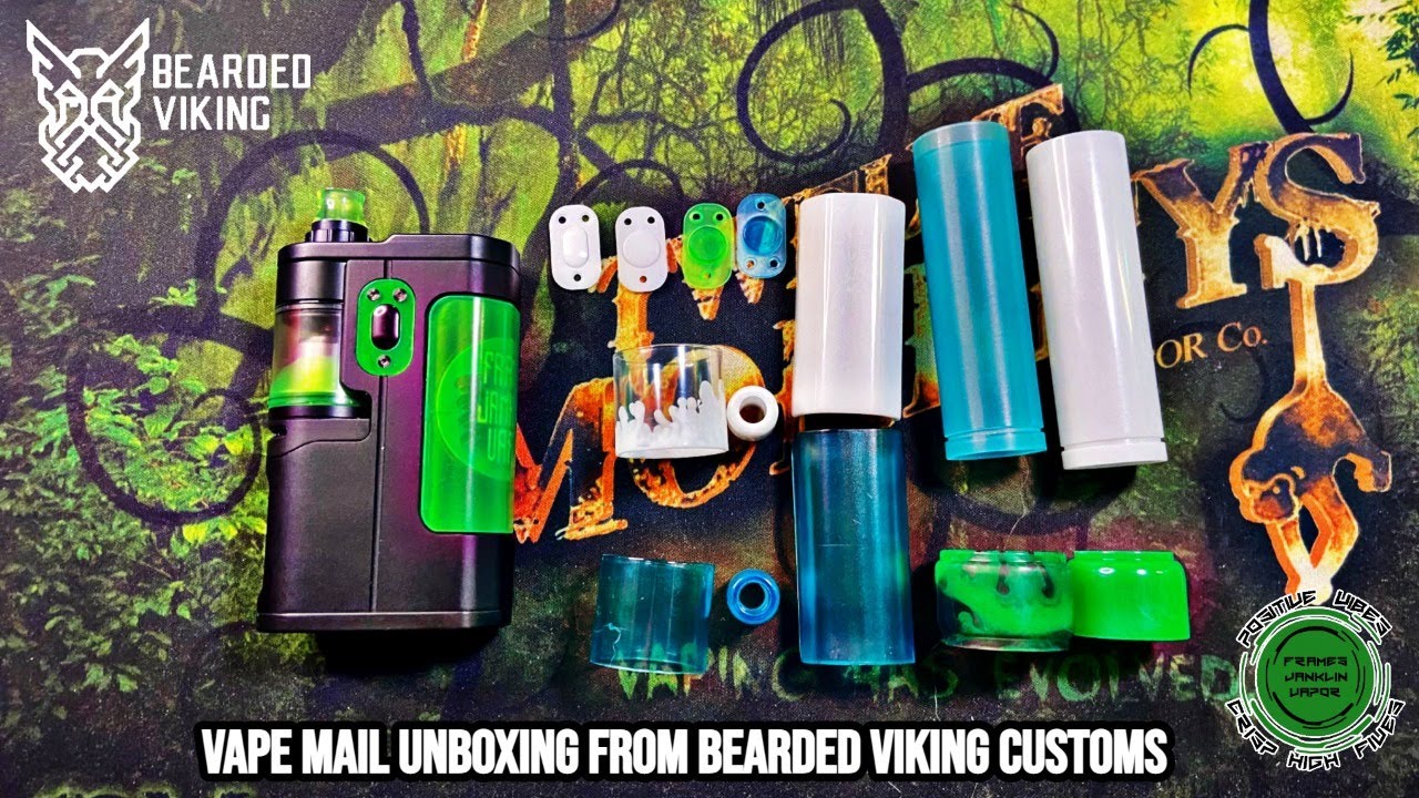 Vape Mail Unboxing From Bearded Viking Customs | Abyss Accessories & More!