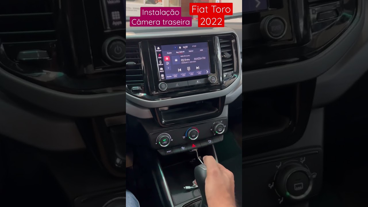 Toro 2022 - Instala&ccedil;&atilde;o C&acirc;mera Traseira - ArtsomAuto