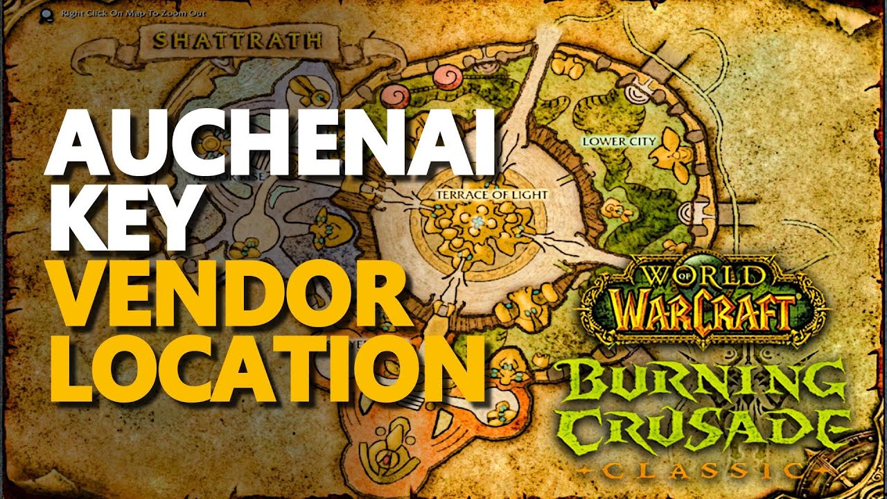 [Auchenai Key] Vendor Location WoW TBC