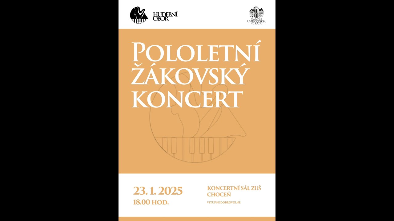 Pololetní koncert 23.1. 2025