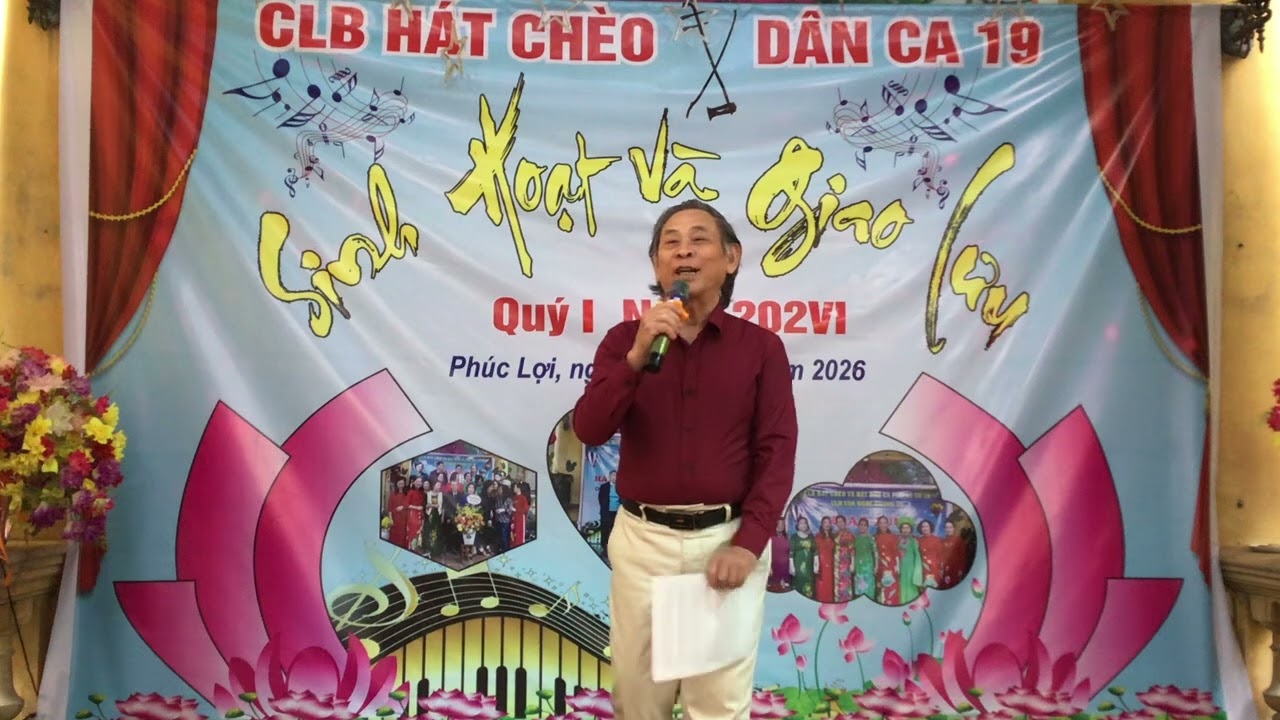 ĐÔI ĐIỀU TÂM SỰ VỚI CÁC BẠN YÊU HÁT CHÈO và HÁT DÂN CA, ngày sinh hoạt và giao lưu 01 tháng 3 / 2026
