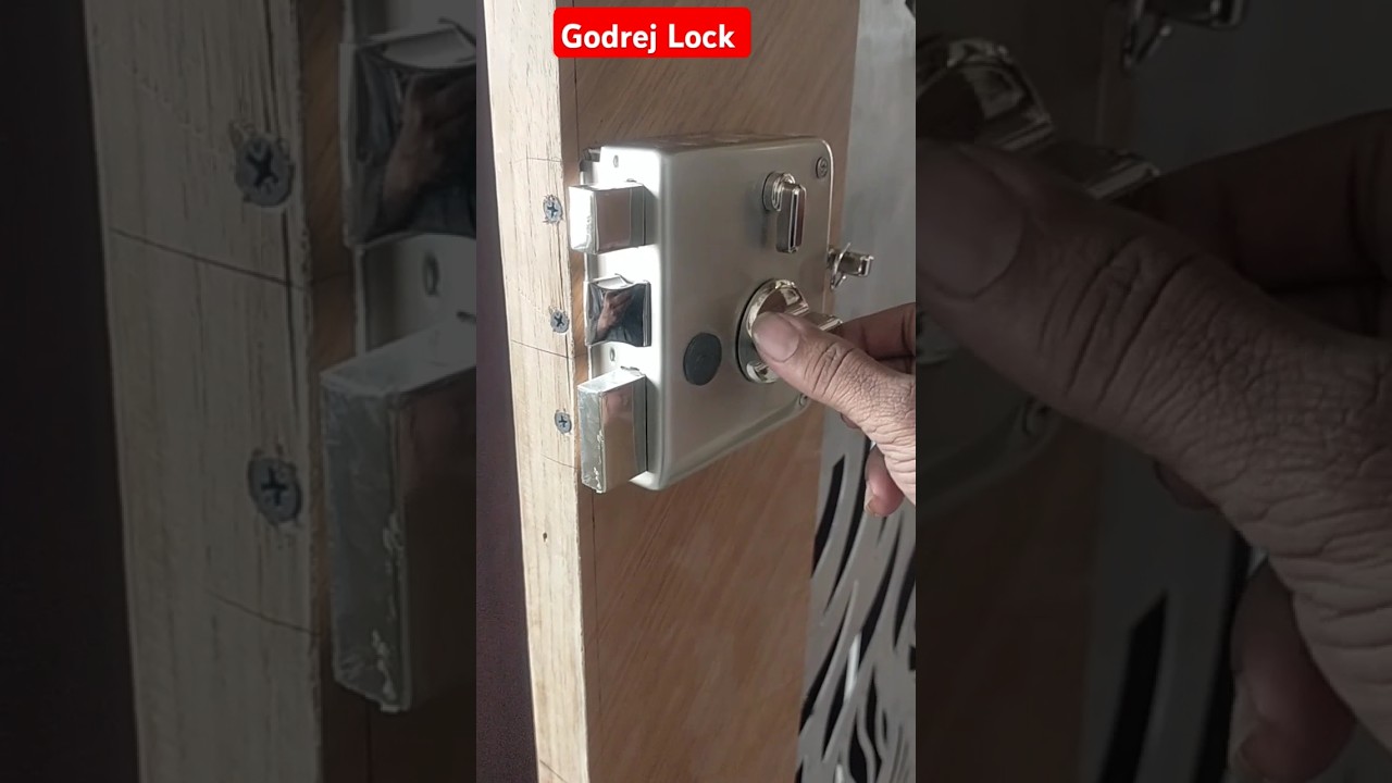 Godrej lock installation, How to install Godrej lock 