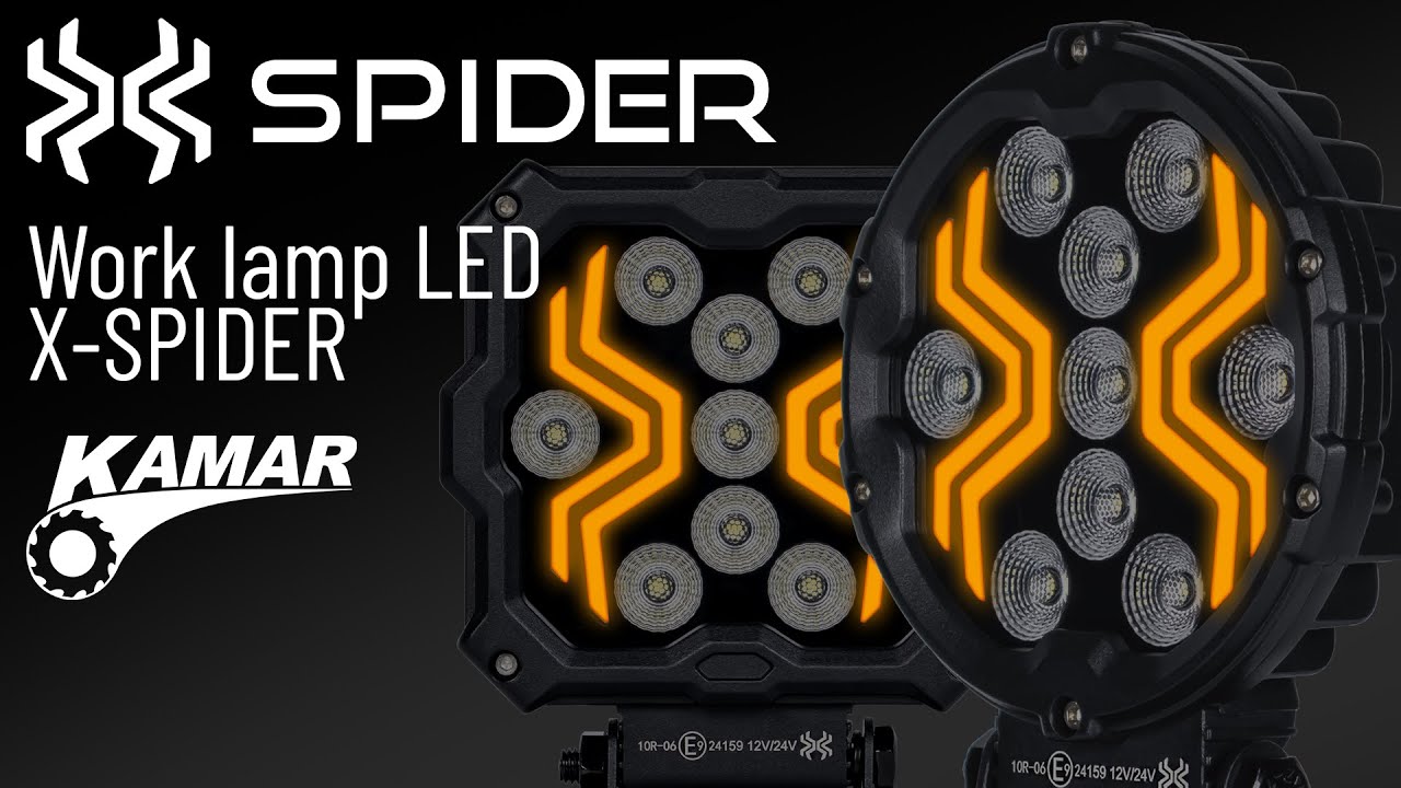 Work lamp LED X-SPIDER | L0195, L0196 | Kamar