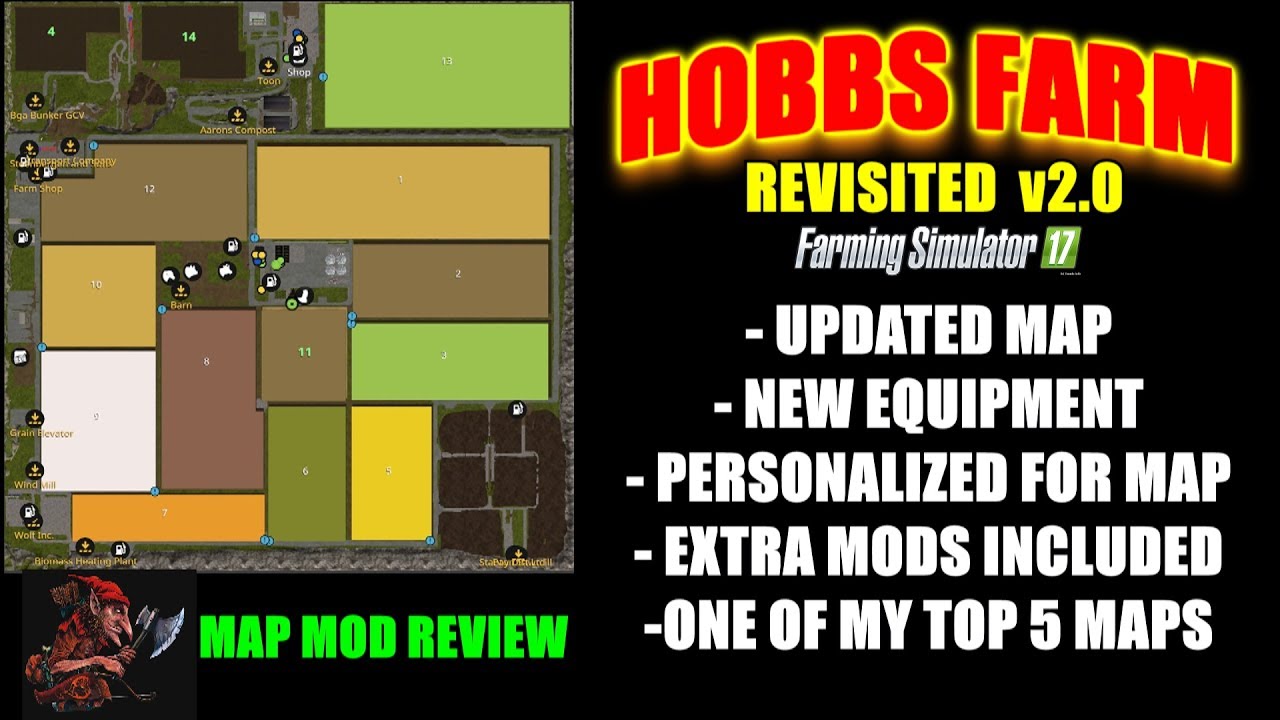 FS17 - Hobbs Farm Map (Revisited) 