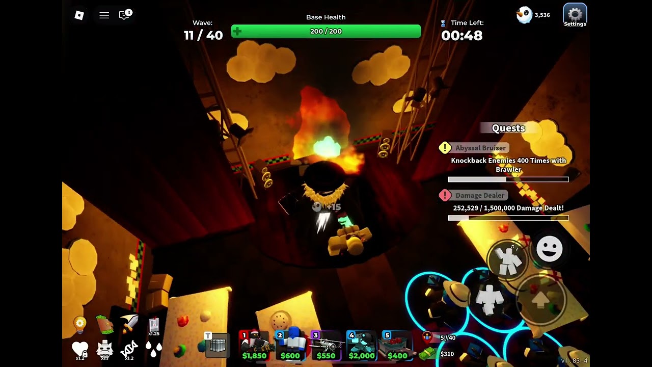 TDS plushie snowman grinding strat (2472 per hour)