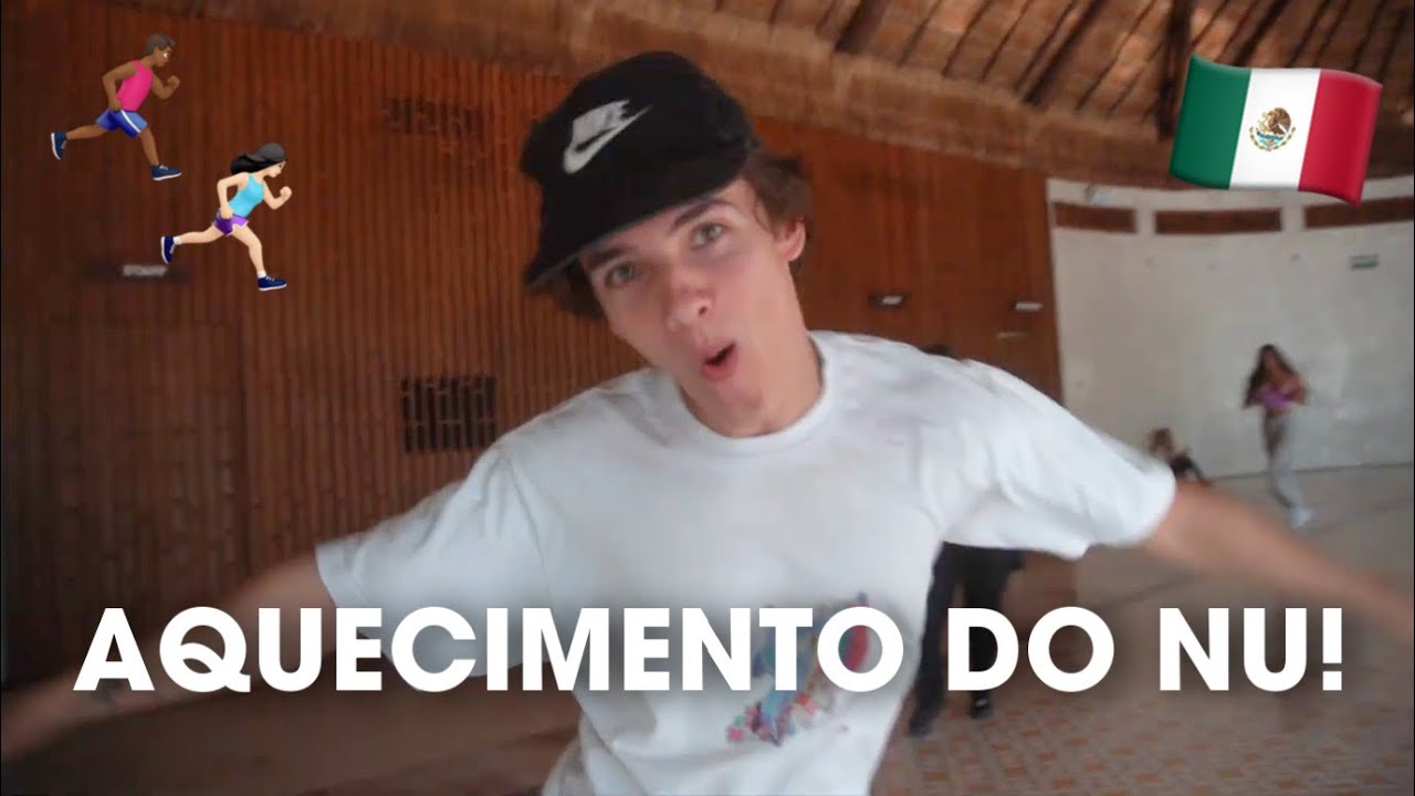 Aquecimento Para O Ensaio Do Now United No México! (LEGENDADO PT-BR)