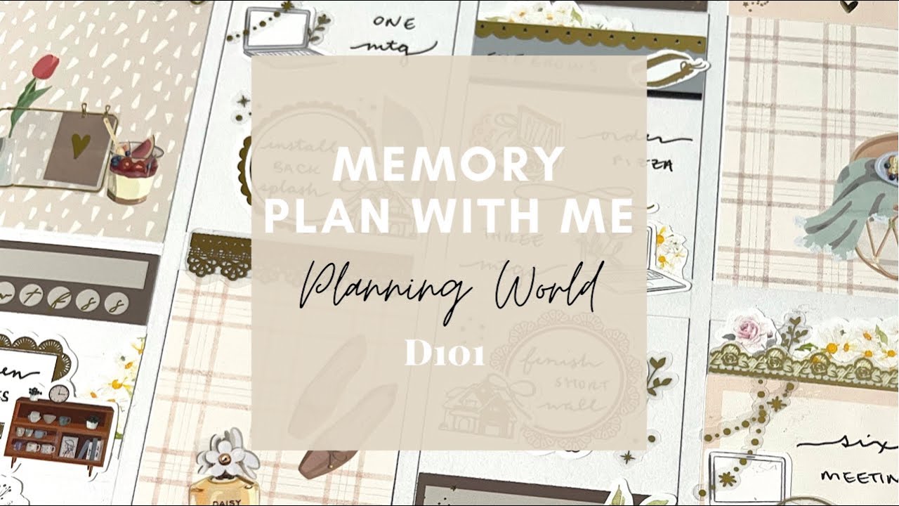 We finally have a kitchen! | Memory Plan with Me | Planning World | D101