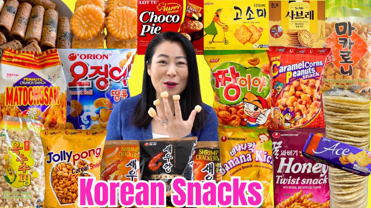 ❗️FAMOUS Korean Snacks you MUST-TRY❗️ Sweet, Savory & Traditional Koreans Snacks popular for decades