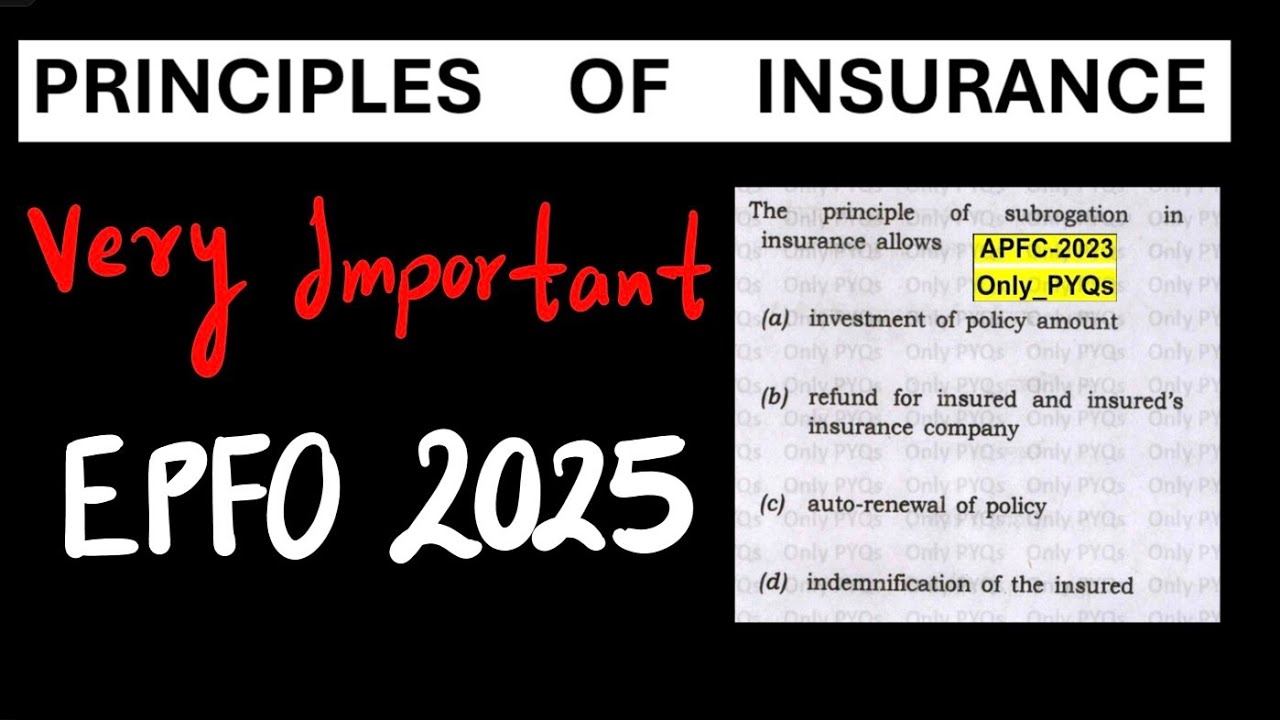 EPFO 2025 🔥 Принцип страхования 🔥 1 вопрос Подтвердить ✅️