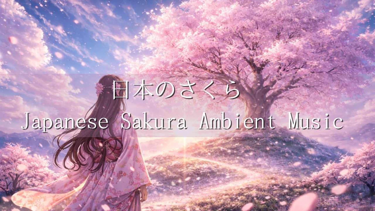 【BGM】日本のさくら/Japanese Sakura Ambient Music 🌸Relaxing Spring BGM