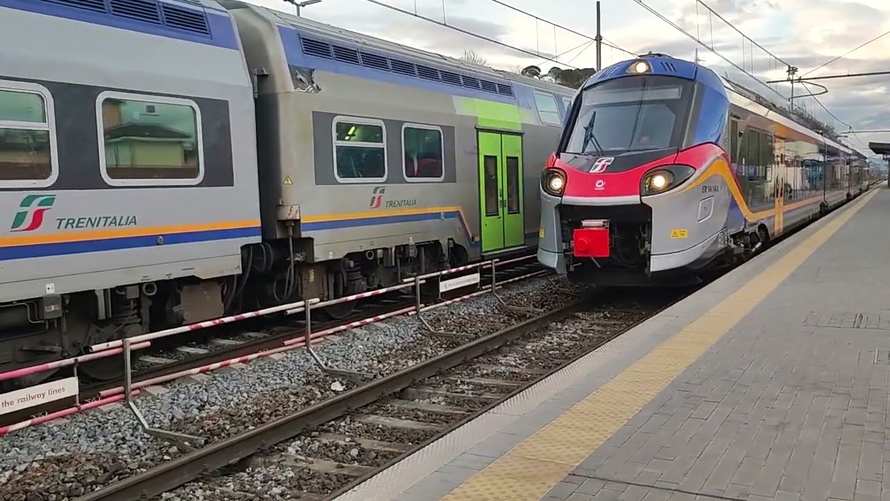 San Giovanni Valdarno - Pop e Vivalto #trenitalia #train #enea #italy #поезда #railway #高速列車
