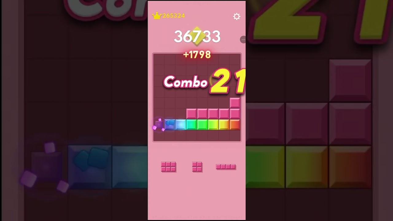 Jogando block blast 