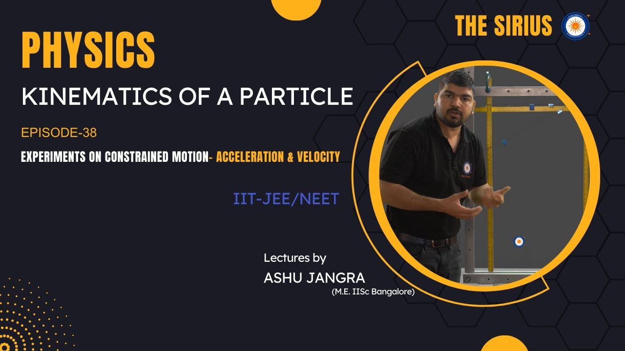 Episode-38 (Experiments on Constrained Motion-Acceleration & Velocity)