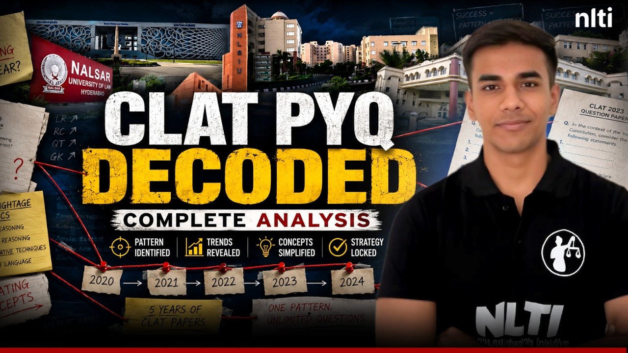CLAT PYQ Analysis 2023&ndash;2026 | Expert Trends & 2027 Predictions