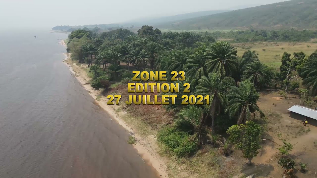 2nd drone flight above a beautiful landscape along the Congo river in Maluku, Kinshasa (DRC)