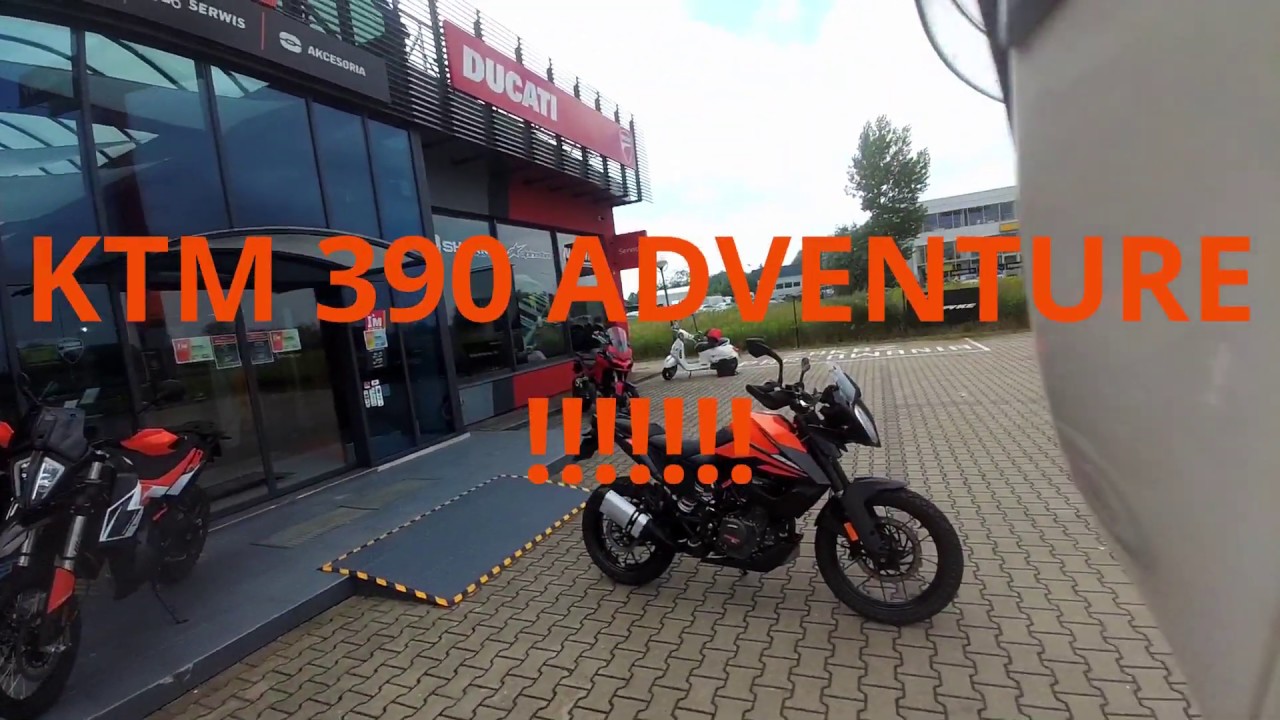 KTM 390 Adventure. - przejażdżka