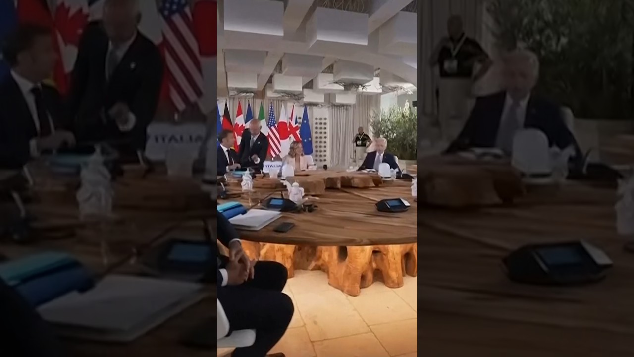 G-7 Leaders Hold Roundtable Meeting as Summit Kicks Off in Italy