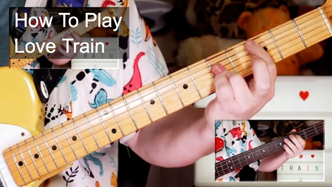 'Love Train' The O'Jays Guitar & Bass Lesson