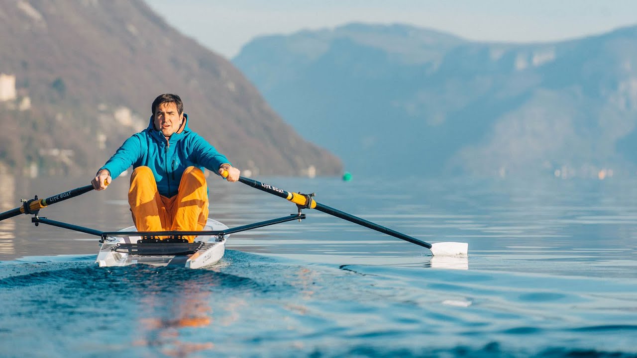Morning leisure rowing on the lake - LiteSport 1X