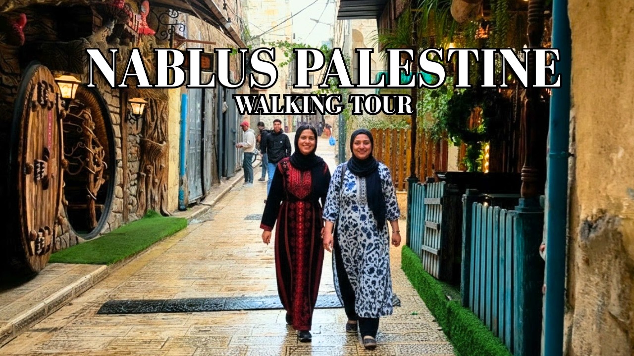 Walking Through Nablus, Palestine | 4K City Tour