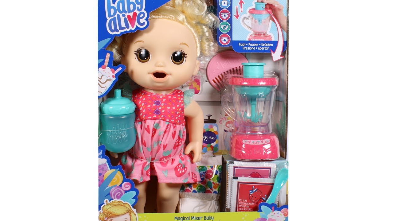 Baby Alive Magical Mixer Baby Unboxing Toy Review