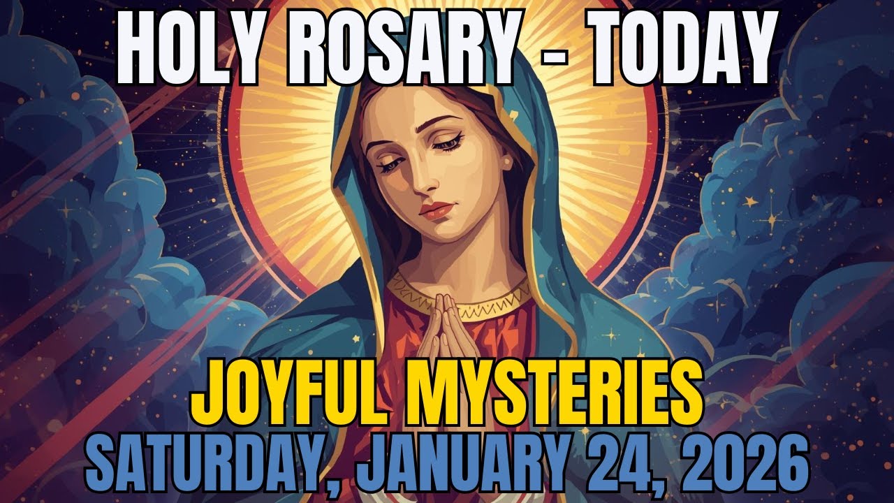 Holy Rosary Today Saturday, January 24, 2026 | Joyful Mysteries | Peace at Home: Dialogue & Respect