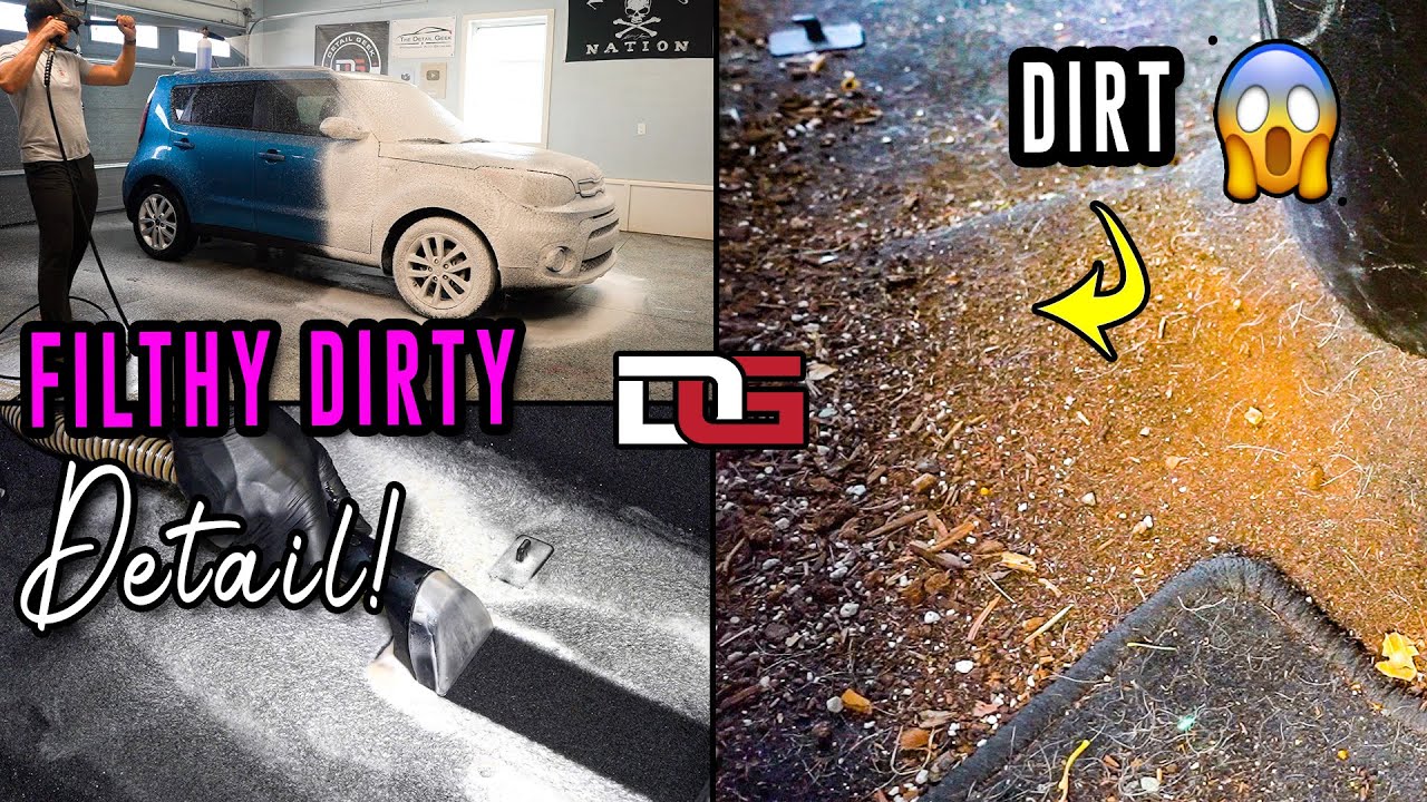 EXTREME Cleaning a FILTHY HAIRY Kia! | The Detail Geek