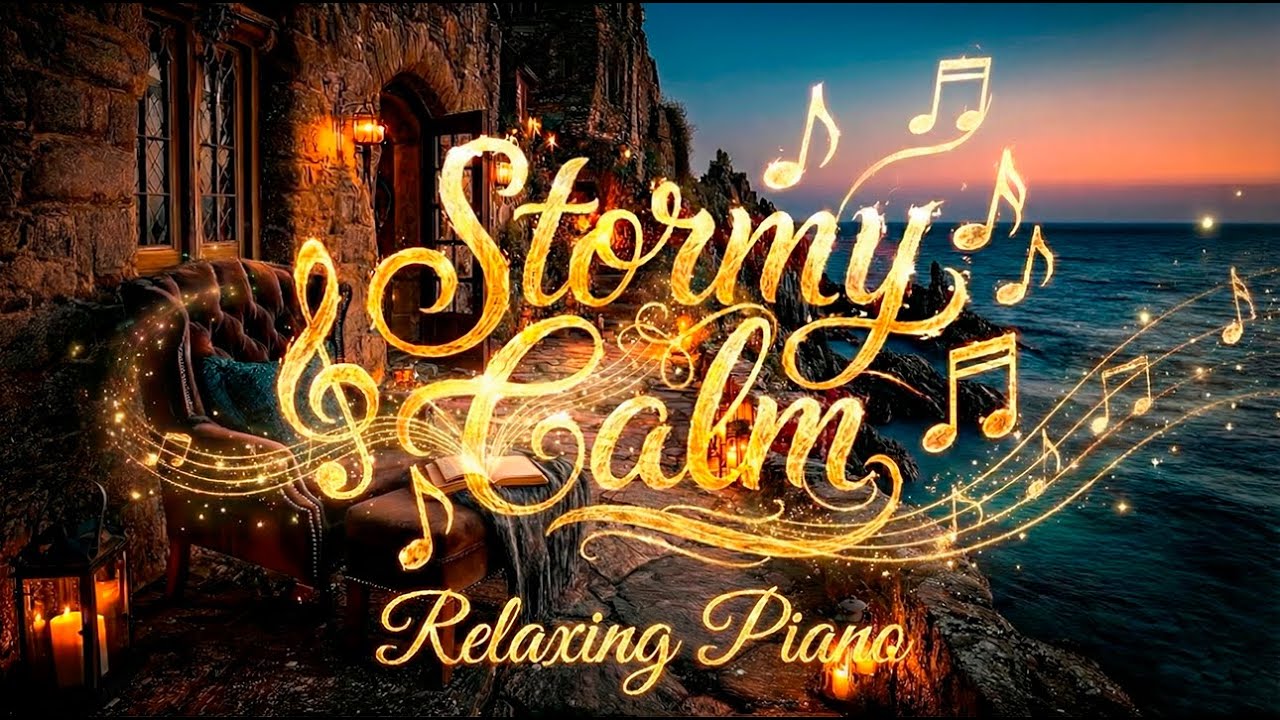 Stormy Calm - Relaxing Piano Music for Sleep, Deep Relaxation & Peaceful Evening 🌙🎹