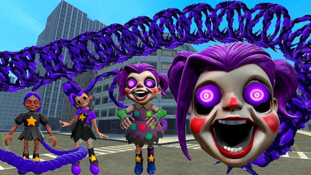 NEW EVOLUTION OF ROBLOX HUNGRY LILY LOVEBRAIDS WORM & INNYUME SMILEY'S in Garry's Mod!!