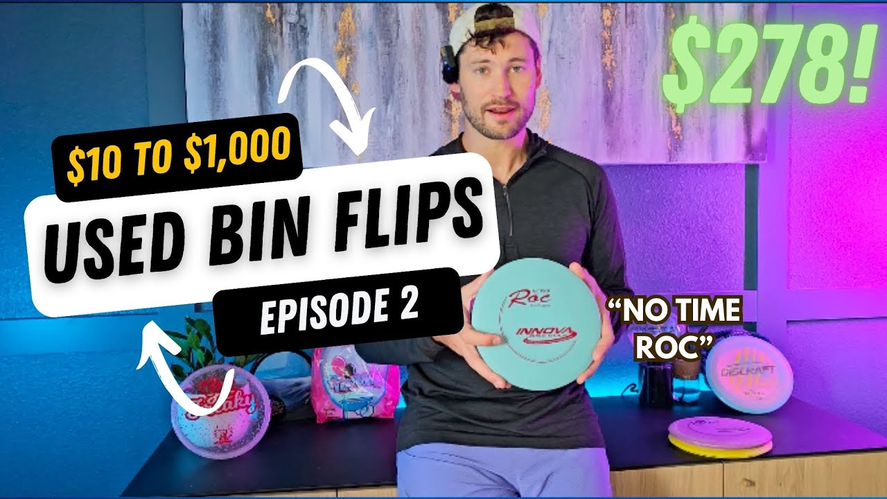 Flipping Used Bin Disc Golf Finds to hit $1000! Episode 2