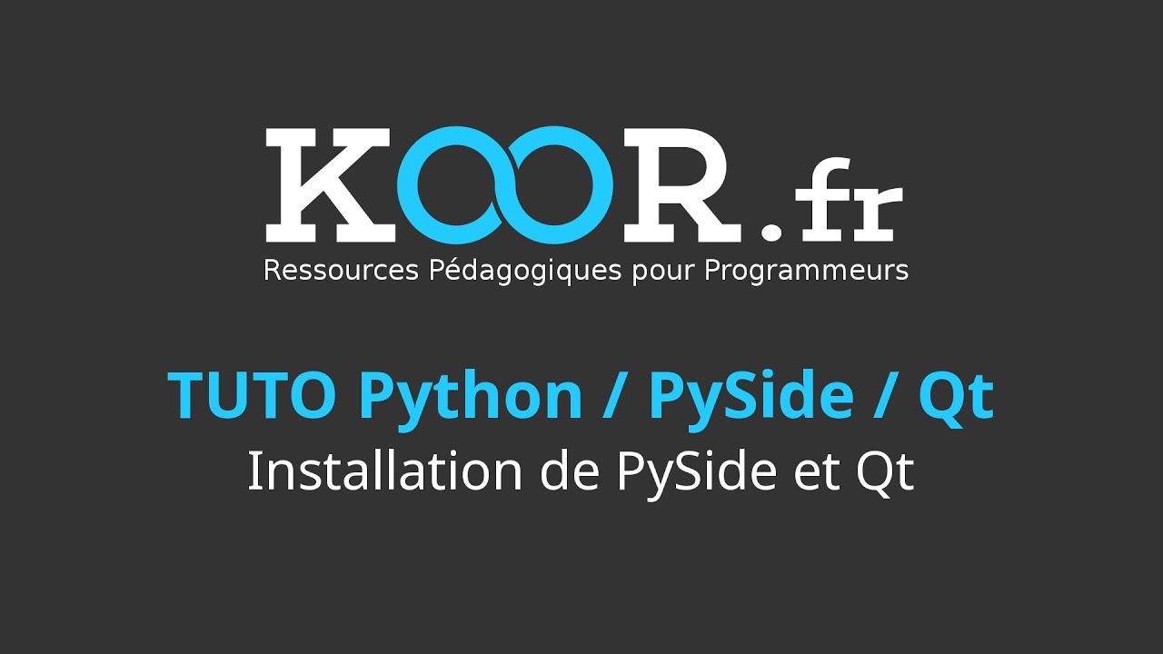 TUTO Python / PySide / Qt : Installation de PySide et Qt
