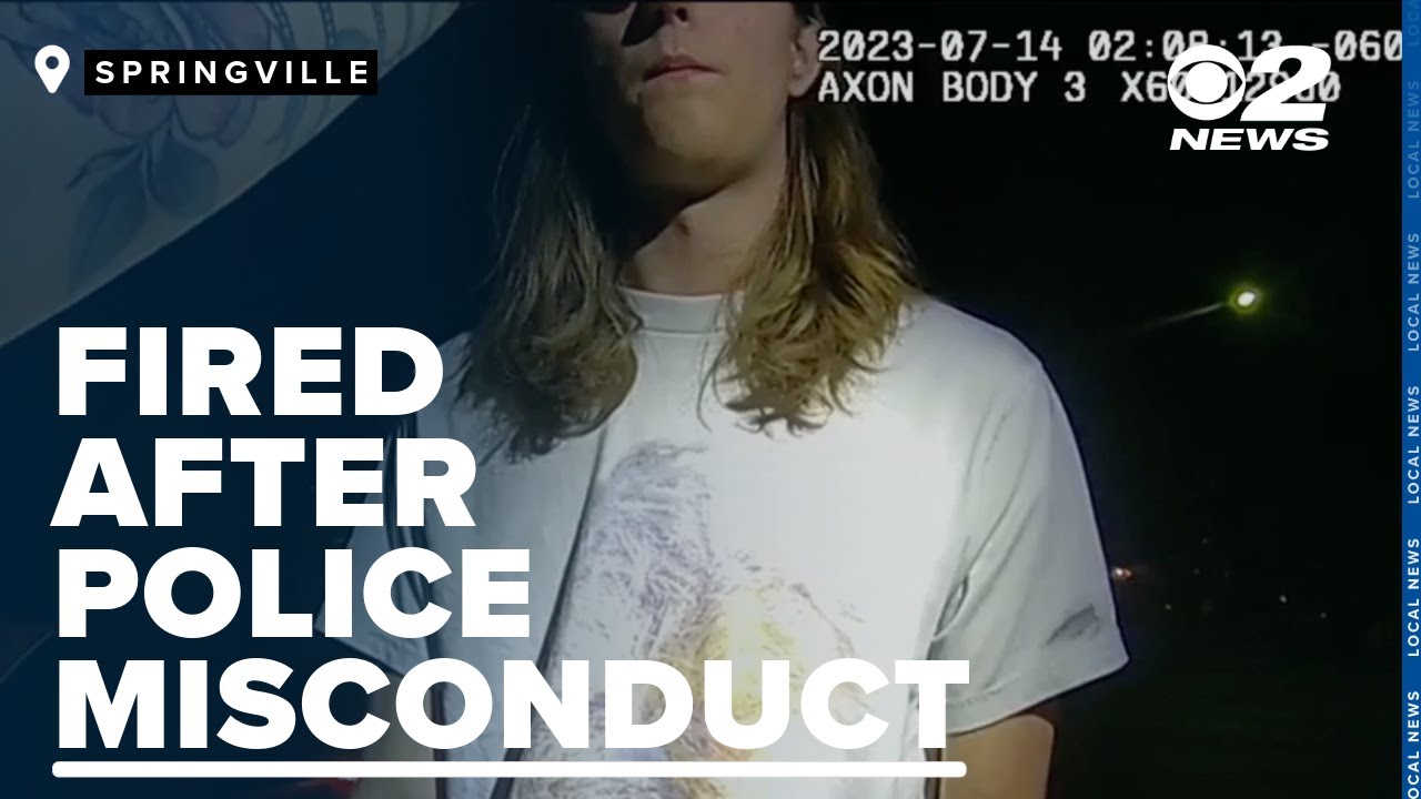 Springville officer fired after making allegations of sexual harassment, misconduct