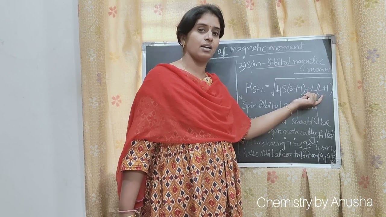 Finding  Magnetic moment of a Metal complex | Chemistry by Anusha ⚗️