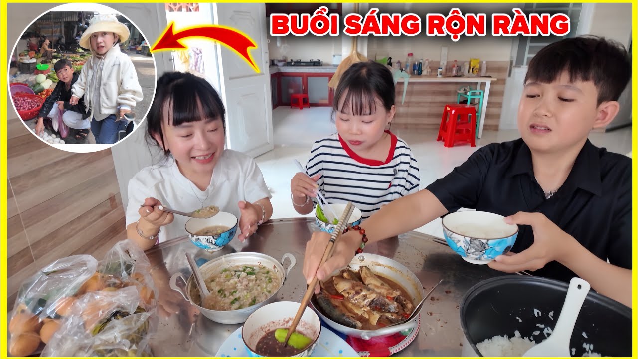 Buổi S&aacute;ng Đầu Ti&ecirc;n N&aacute;o Nhiệt Tại C&ocirc;ng Ty Nobaco & Được &Uacute;t MiNi Dẫn Đi Chợ M&ocirc;ng Thọ về Nấu Ăn 