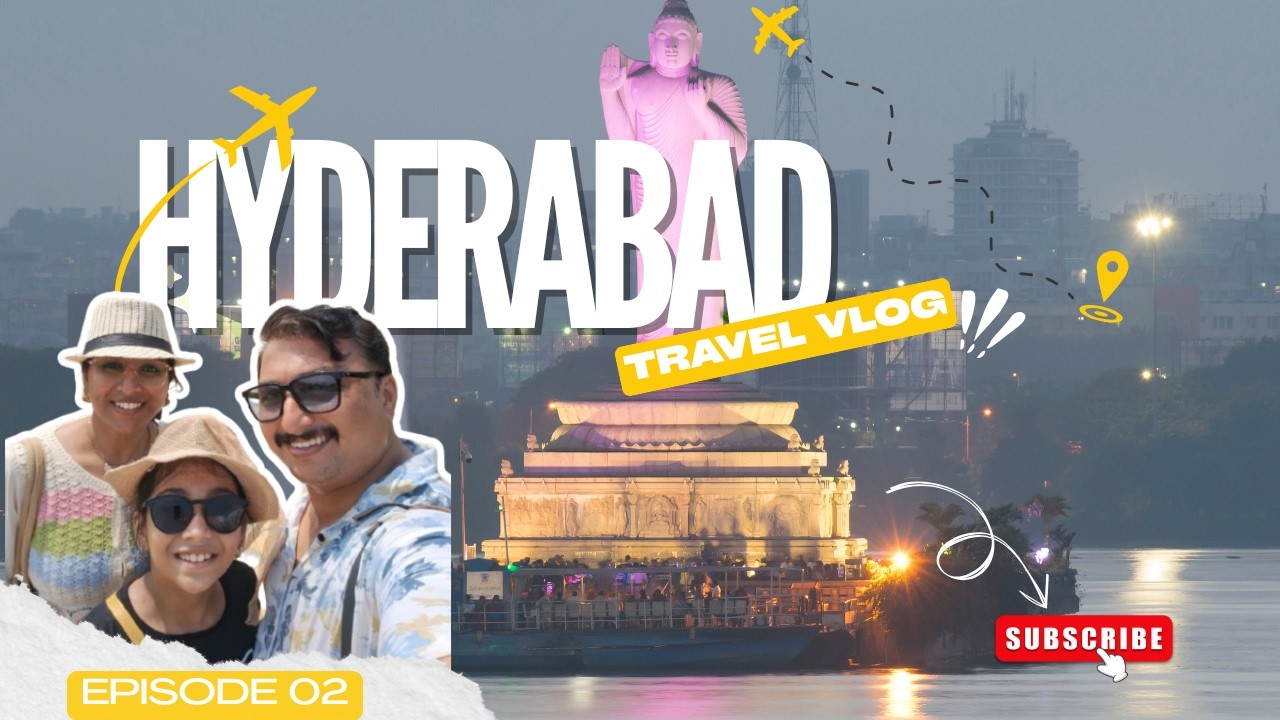 Hyderabad Night Experience 🌃 | Part 2 | Lumbini Park Laser Show | Family Vlog