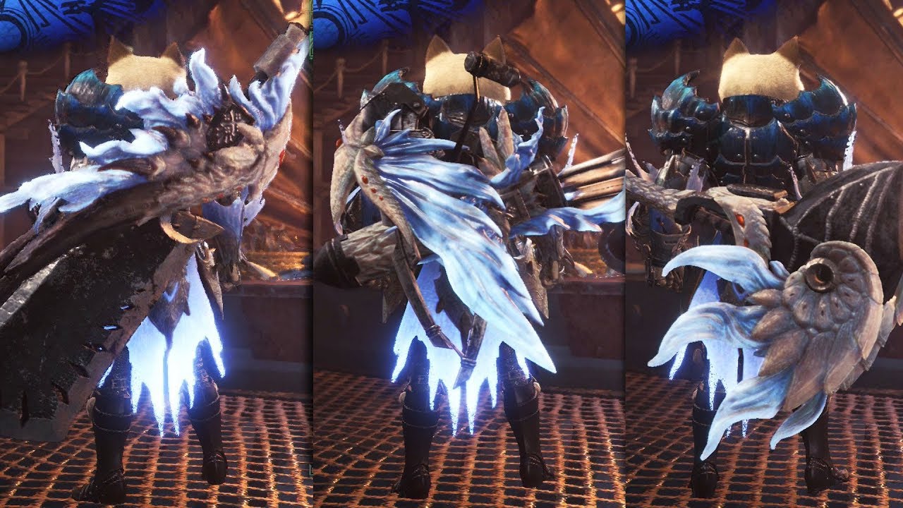 Monster Hunter World - All Weapons / Weapon Upgrades Showcase