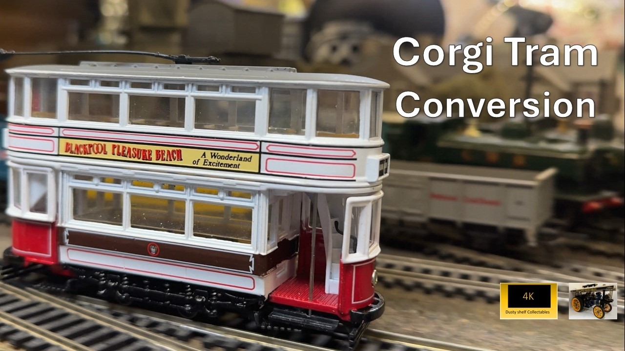 I Motorise a Corgi HO Diecast Blackpool Tram
