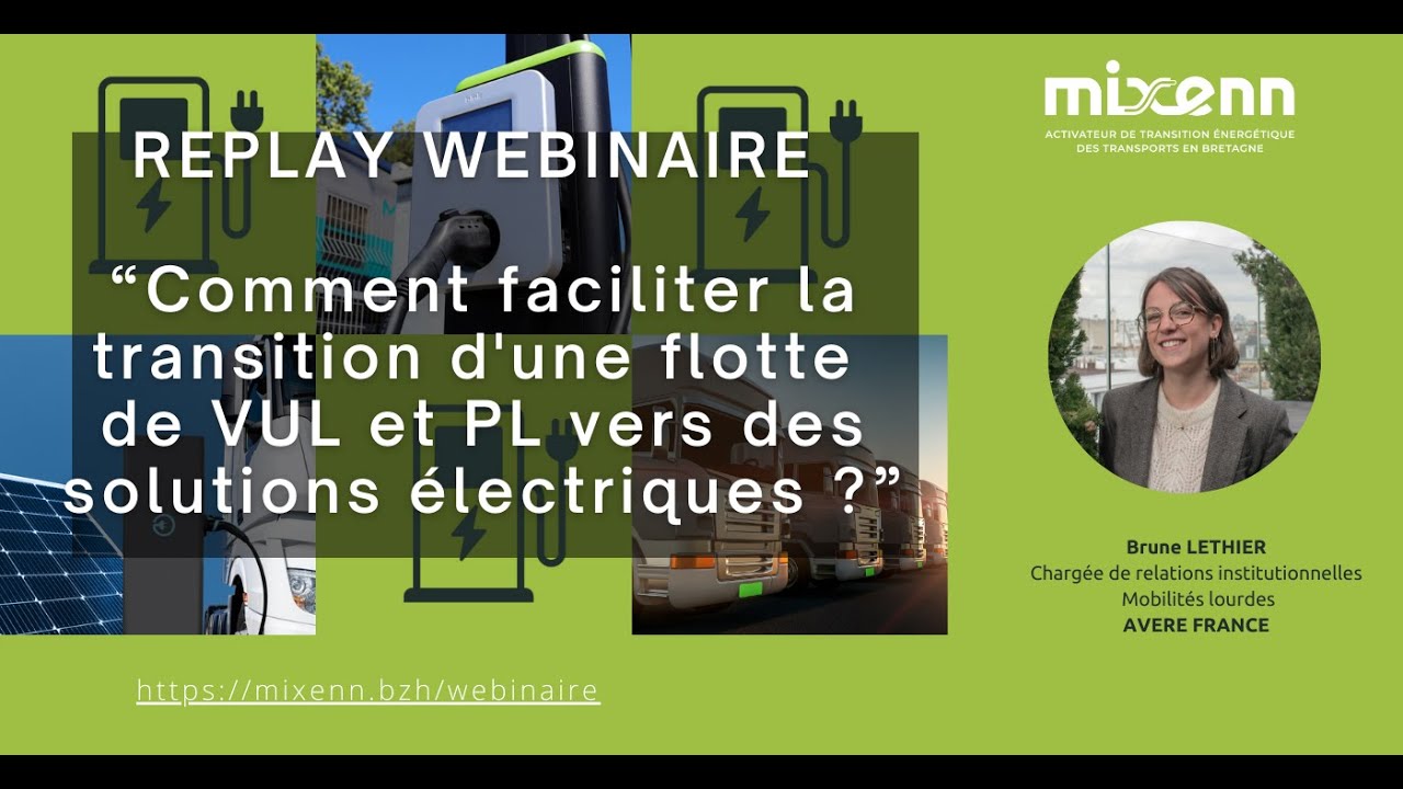 Replay webinaire  Brune LETHIER - AVERE FRANCE - Casser les préjugés de l'électrification