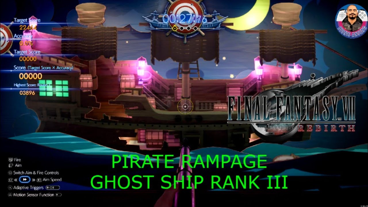 FINAL FANTASY VII REBIRTH Pirate's Rampage Ghost Ship Rank III