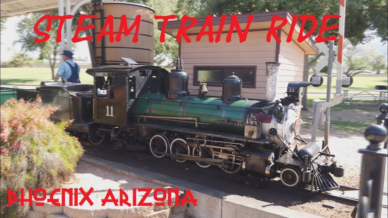 Model Steam Train Ride - McCormick Stillman Rail Road Park