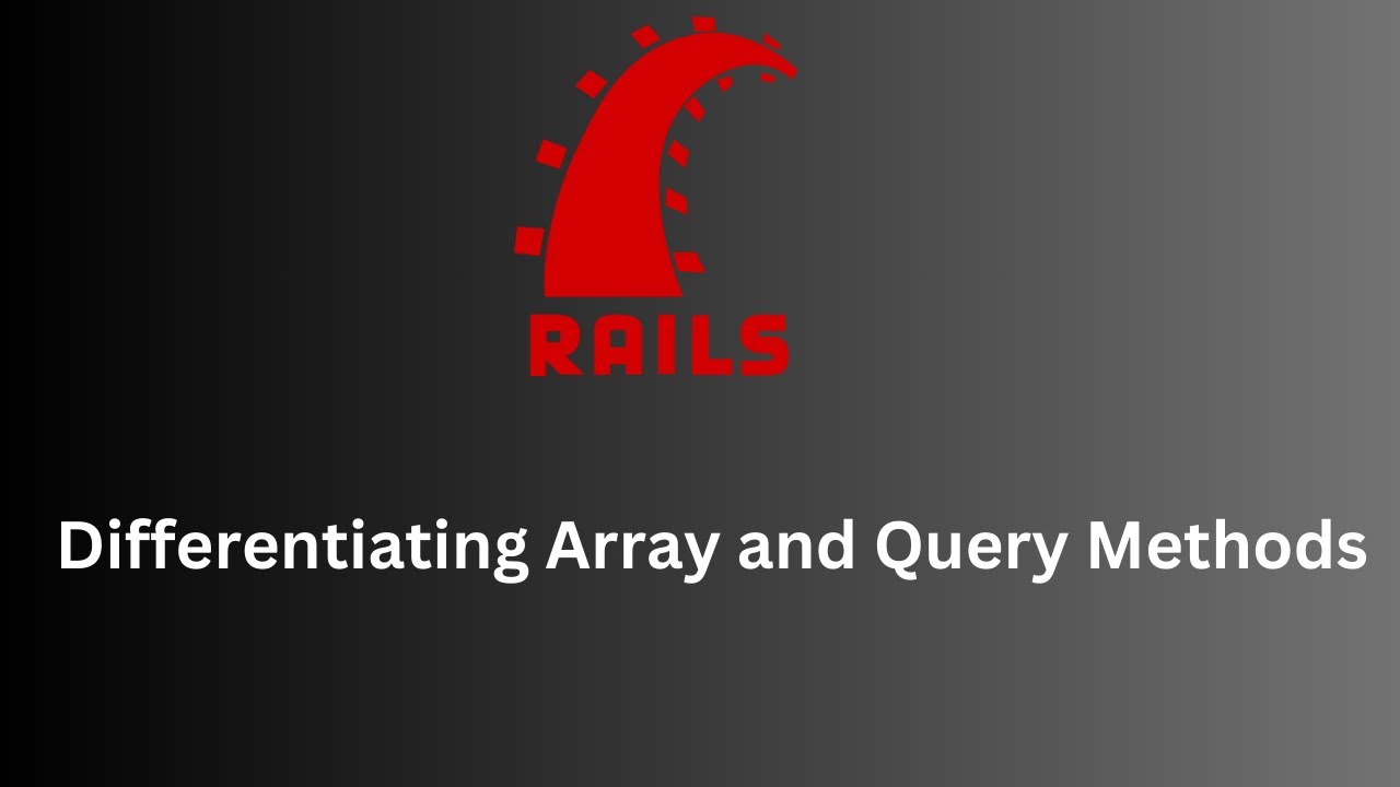 Differentiating Array and Query Methods